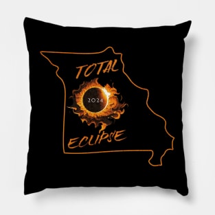 Total Eclipse 2024 Missouri Pillow