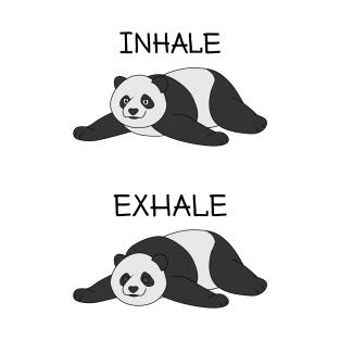 Inhale Exhale Panda T-Shirt