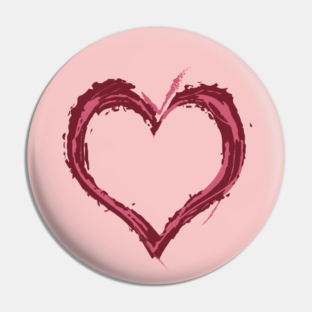 Heart Pin by JTEESinc