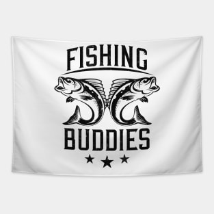 Angler Buddies Fishing Tapestry