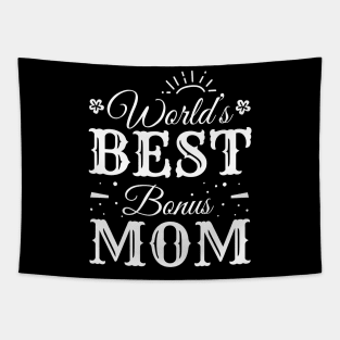 Womens Best Bonus Mom Ever Cute Stepmom Gift Tapestry