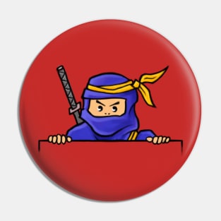 Peeping Ninja Pin