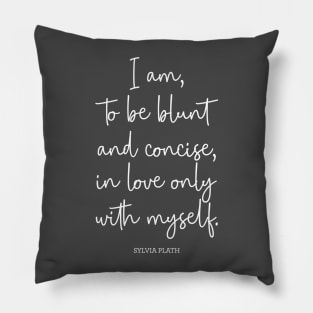 Sylvia Plath poet bookish Pillow