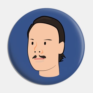 Auston Matthews Mustache Toronto Maple Leafs Pin