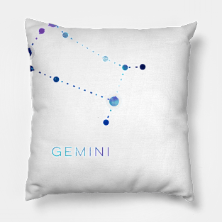 GEMINI STAR CONSTELLATION ZODIAC SIGN Pillow