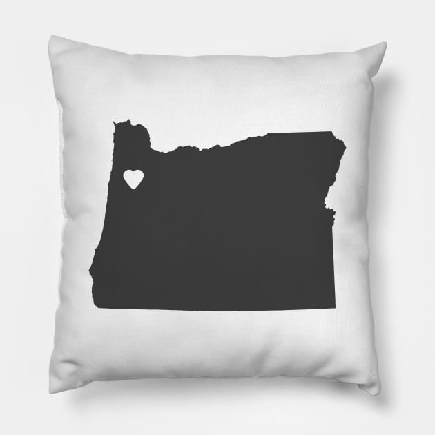 Oregon Love Pillow by juniperandspruce