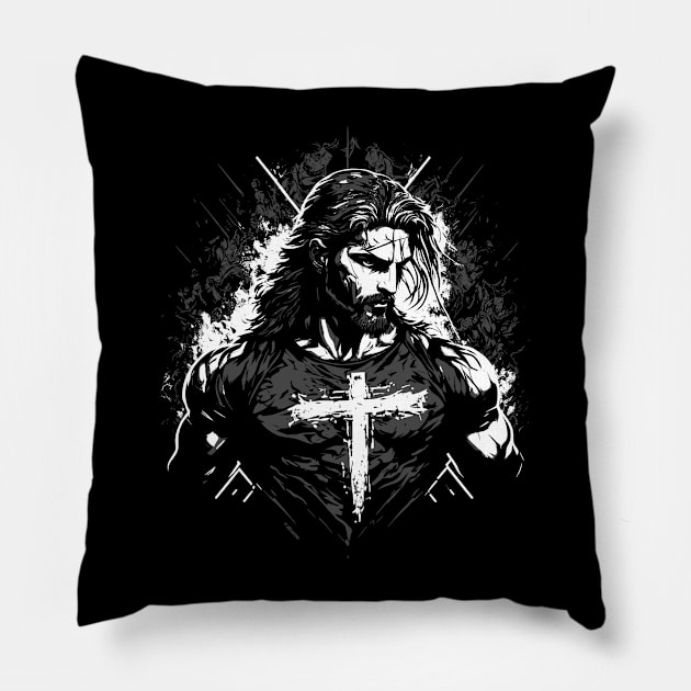 Jesus Hero, Christian Pillow by ChristianLifeApparel