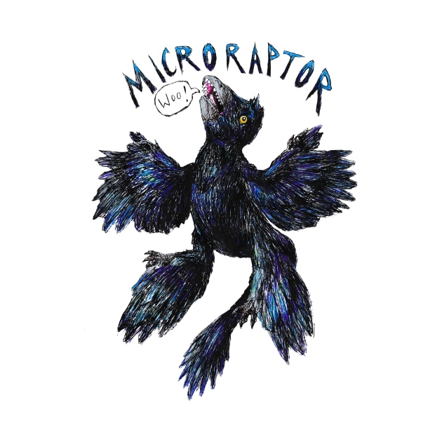 Microraptor by Fudepwee