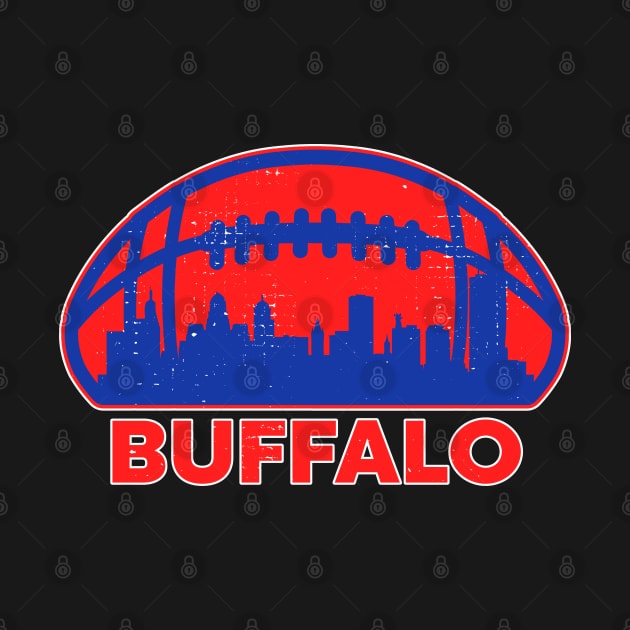 Buffalo Football Skyline by darklordpug