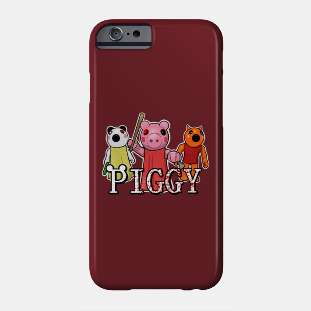 Piggy With Panda And Foxy Piggy Roblox Phone Case Teepublic Uk - roblox piggy foxy
