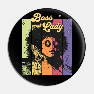 Boss Lady Vinatge Retro Themed Gift Pin