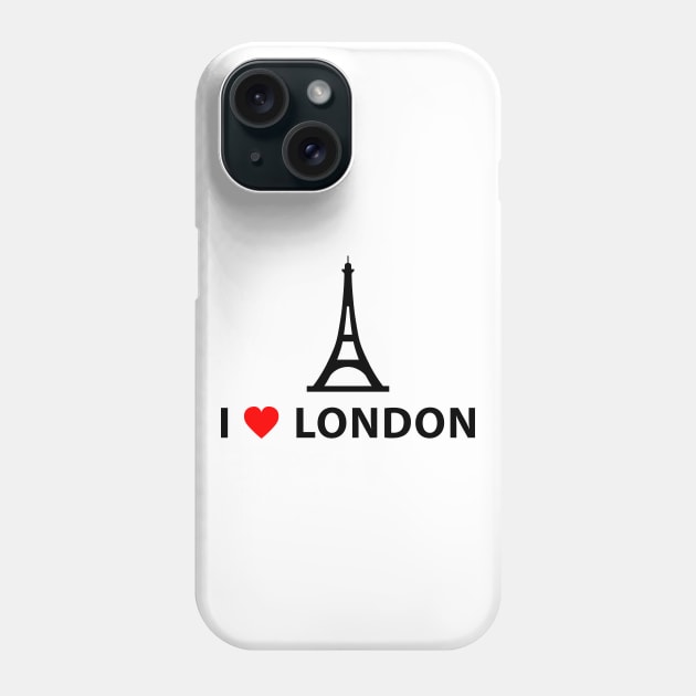 I love London Phone Case by JadeTees