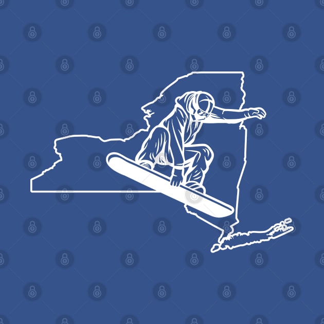 NY Snowboarder by Ski Classic NH