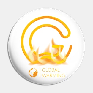 Global warming Pin