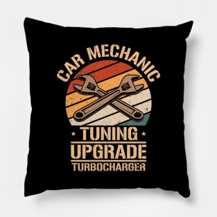 Car Mechanic Tuning Upgrade Turbocharger Pillow