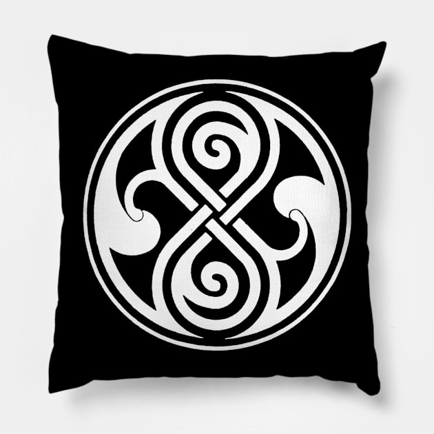 Sci Fi Design Pillow by Celtic Morrigan