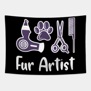 Dog Groomer Gift Fur Artist Tapestry