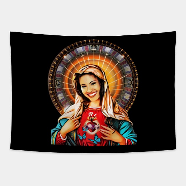 Our Lady Selena Tapestry by Esoteric Fresh 