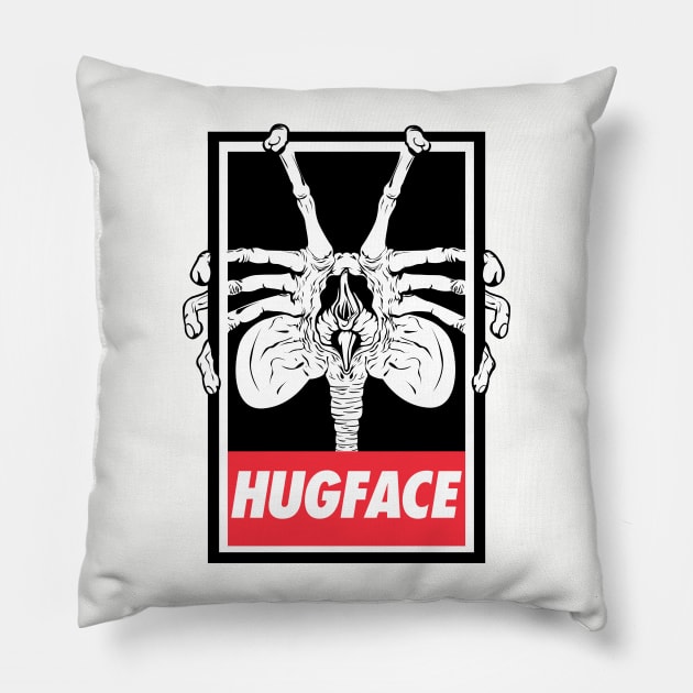 HUGFACE Pillow by Samtronika