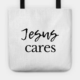 Jesus Cares Tote