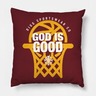 GOD IS GOOD (MAROON & GOLD) Pillow