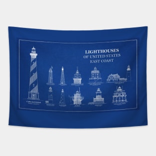 Lighthouses of United States of America - East Coast - A Tapestry