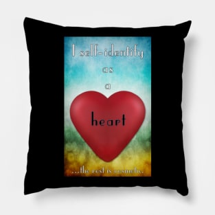 I self-identify as a heart. Pillow