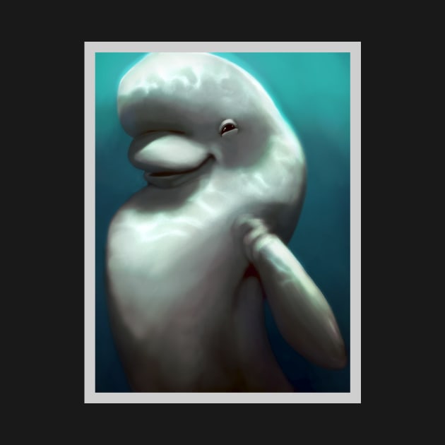 Happy Beluga Whale by frooglekade