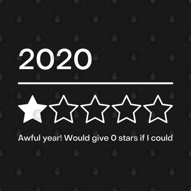 2020 Awful Year I Would Give 0 Stars If I Could by Arpi Design Studio