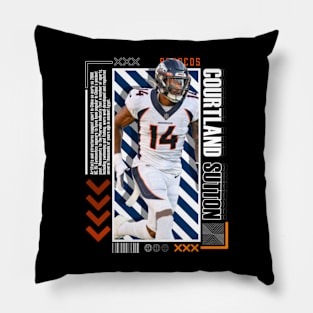 Courtland Sutton Paper Poster Version 10 Pillow