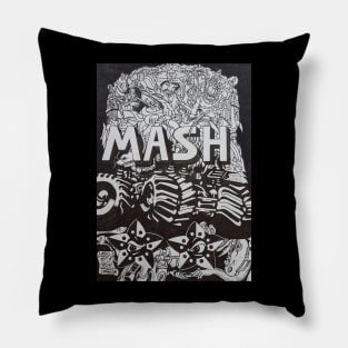 Monster truck wheels/characters Mash75Art design Pillow