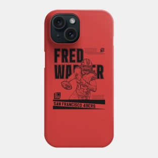 fred warner || san francisco 49ers | Black retro Phone Case