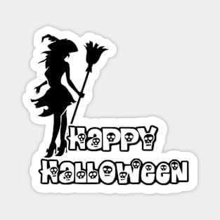 Happy Halloween - Pretty Halloween Witch Magnet