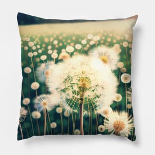 Dandelion Field Pillow