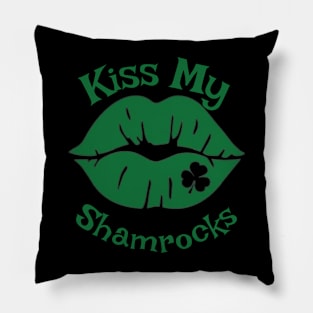 Kiss My Shamrock Pillow