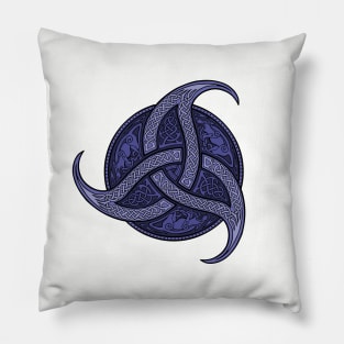 Trinity Knot - Purple Pillow