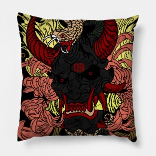 Hannya Mask Pillow