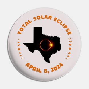 Texas Solar Eclipse Pin