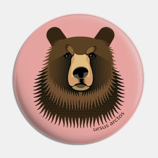 grizzly bear Pin