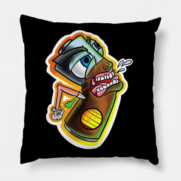 Low life battery Pillow by Tattotonyaz