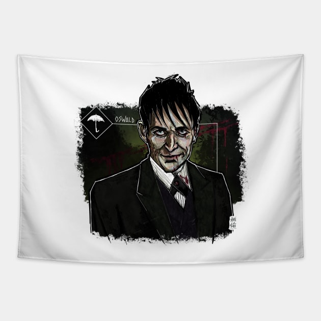 Oswald Cobblepot - The Penguin Tapestry by Habuza