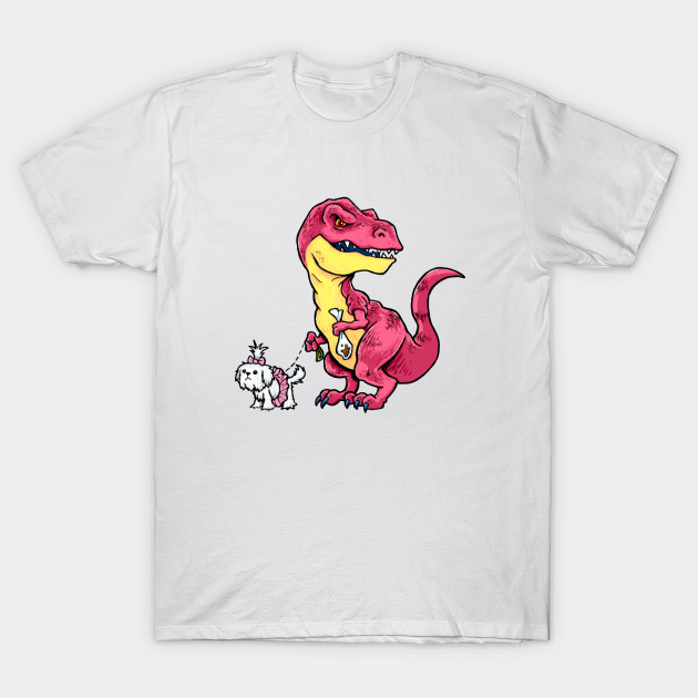 Discover Jurassic Dog Park (Rex) - Dinosaur - T-Shirt