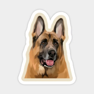 American Shepherd Illustration Magnet