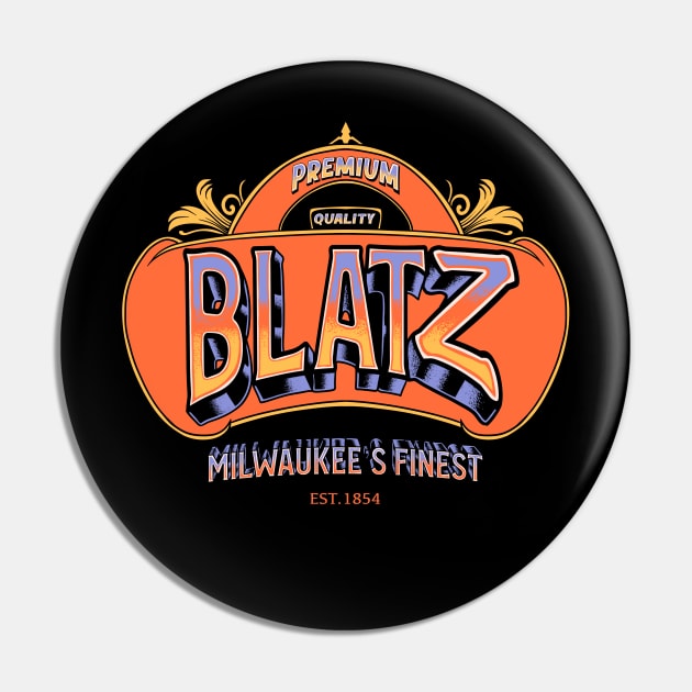 Blatz Logo Pin by margueritesauvages