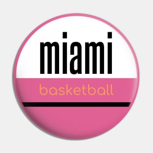 miami basketball Pin