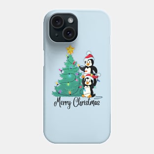 Merry Christmas Penguin Phone Case