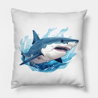 Blue Shark Pillow