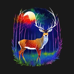 Magical Forest Deer 3 T-Shirt