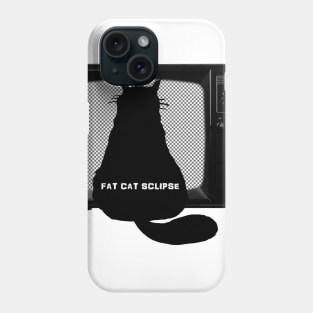 Fat Cat Eclipse Phone Case