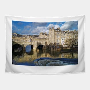 Pulteney Bridge and River Avon in Bath Tapestry